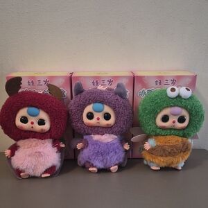 Bundle Of Baby Three Elf Plush Pendants
